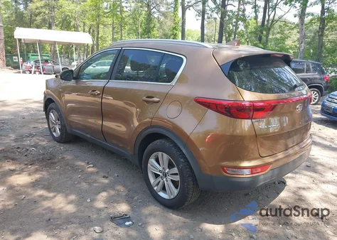 2017 Kia Sportage Lx из США, поврежденный, VIN KNDPMCAC0H7033113